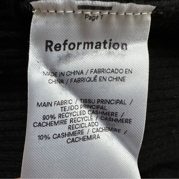 Parvati Cashmere Skirt in Black | S - Picture 11 of 11